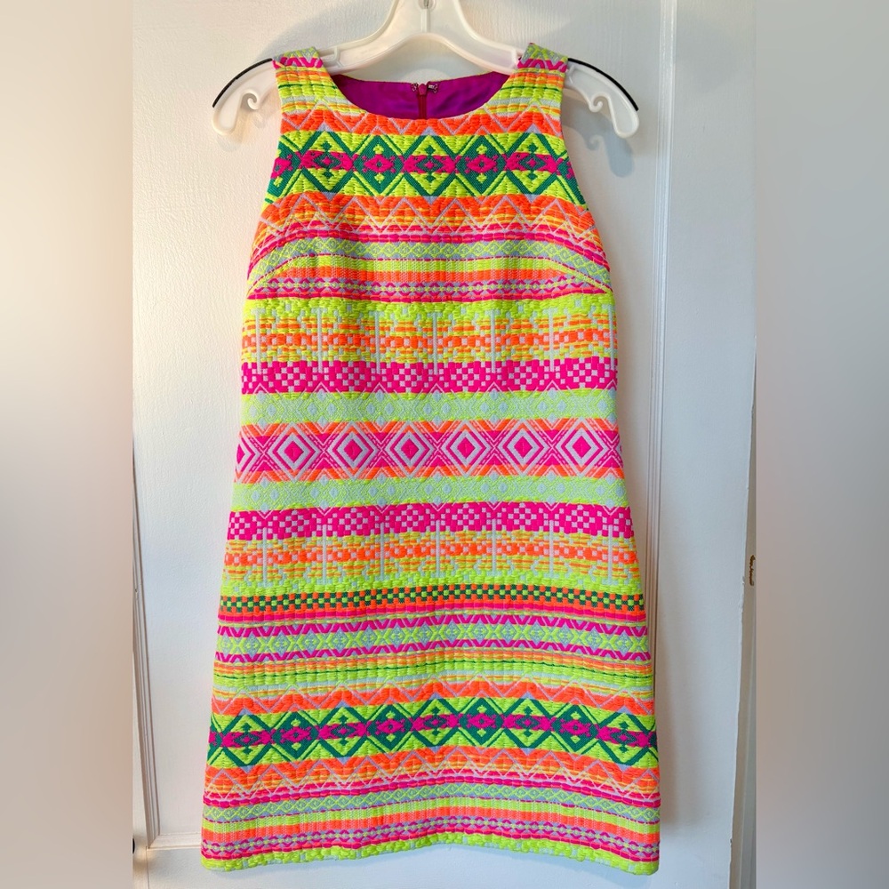 Britt Ryan Aztec Neon Mini Dress